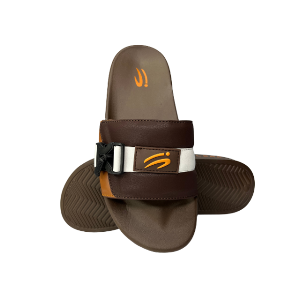 Men’s Comfort Slides – Brown