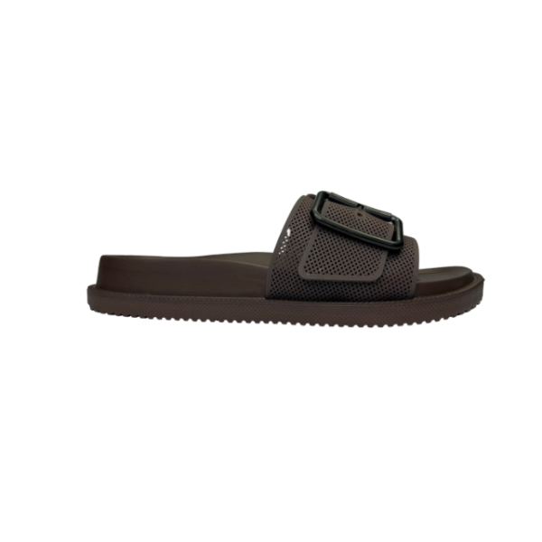 Men’s Black Buckle Slide Slippers - Image 5